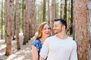 A provin Trails engagement session in Grand Rapids.