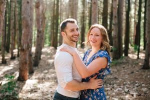 A provin Trails engagement session in Grand Rapids.