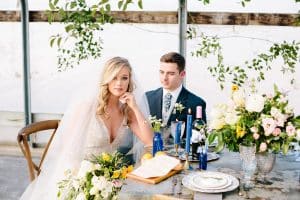 This Greenhouse wedding was photographed in Grand Rapids, MI. The inspiration includes a french bulldog, beautiful blooms, and endless wedding photo inspiration.