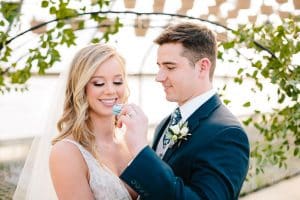 This Greenhouse wedding was photographed in Grand Rapids, MI. The inspiration includes a french bulldog, beautiful blooms, and endless wedding photo inspiration.