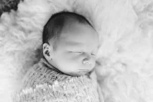 A lifestyle newborn session for a baby boy in Grand Rapids, MI.