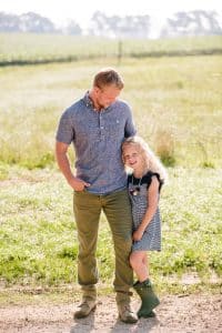 Grand Rapids lifestyle family photography on the farm and in home.
