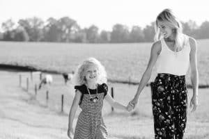 Grand Rapids lifestyle family photography on the farm and in home.