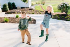 Grand Rapids lifestyle family photography on the farm and in home.