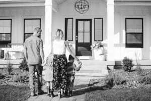 Grand Rapids lifestyle family photography on the farm and in home.