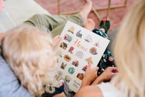 Grand Rapids lifestyle family photography on the farm and in home.