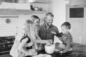 Grand Rapids lifestyle family photography on the farm and in home.