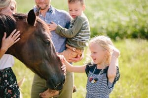 Grand Rapids lifestyle family photography on the farm and in home.