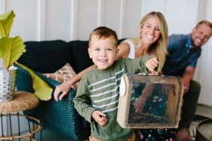 Grand Rapids lifestyle family photography on the farm and in home.