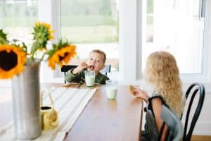 Grand Rapids lifestyle family photography on the farm and in home.
