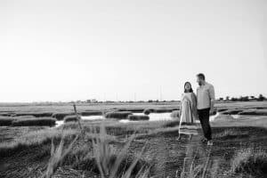 An east coast engagement session on seven mile island in New Jersey.