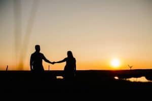 An east coast engagement session on seven mile island in New Jersey.