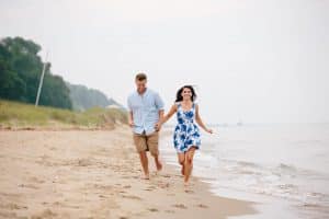 A Holland Michigan engagement session.