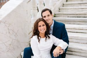 Detroit engagement photos downtown.