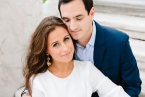 Detroit engagement photos downtown.