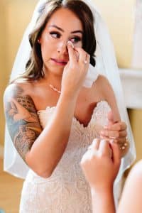 A unique industrial wedding with pineapple decor in downtown Grand Rapids at the Cheney Place.