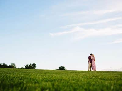 Hydrangea Blu Barn Engagement | Skyler + Drew