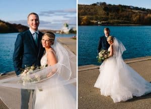 Grand Haven Michigan wedding in the Fall.