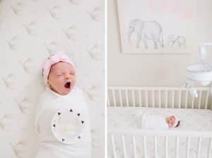 Meghan and Chandler welcomed their baby girl, Eleanor into the world and had it documented in Grand Rapids with an in home newborn session by Mae Photo Co.