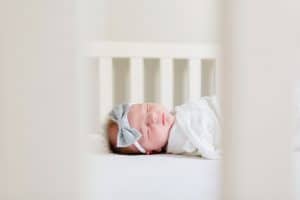 An in home newborn session photographed by Mae Photo Co in Grand Rapids, MI.