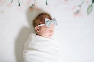 An in home newborn session photographed by Mae Photo Co in Grand Rapids, MI.
