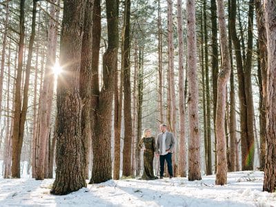 Winter Engagement Session | Ellissa + Matt Engaged