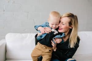 A one year session with some serious toddler fashion photographed by Mae Photo Co in Grand Rapids, Michigan.
