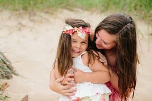 A holland state park beach family photo session by Mae Photo Co.