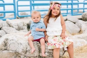 A holland state park beach family photo session by Mae Photo Co.