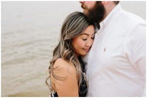 Grand Haven beach engagement photography shoot