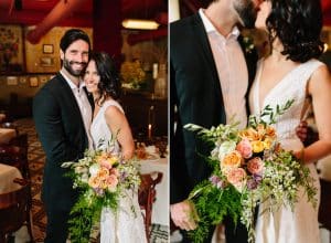 A styled wedding shoot at New Hotel Mertens in Grand Rapids, Michigan by Mae Photo Co.