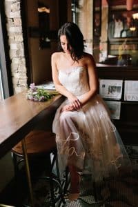 A styled wedding shoot at New Hotel Mertens in Grand Rapids, Michigan by Mae Photo Co.