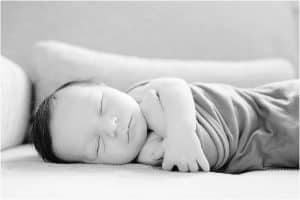An in home newborn photo session in Grand Rapids, Michigan photographed by Mae Photo Co.