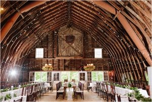 A wedding reception at the Blue Dress Barn in Michigan.