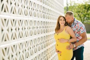 A colorful maternity session photographed by Mae Photo Co in Grand Rapids, MI.