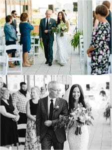 Micro wedding at the downtown Market in Grand Rapids, Michigan.