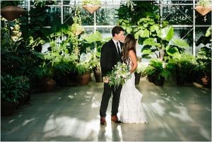 Micro wedding at the downtown Market in Grand Rapids, Michigan.