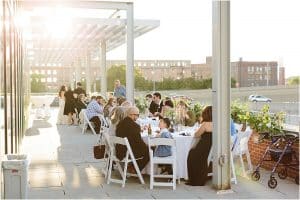 Micro wedding at the downtown Market in Grand Rapids, Michigan.