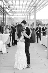 Micro wedding at the downtown Market in Grand Rapids, Michigan.