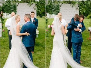 Wedding at Hydrangea Blu Barn in Rockford photographed by Mae Photo.