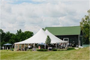 Wedding at Hydrangea Blu Barn in Rockford photographed by Mae Photo.