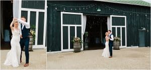 Wedding at Hydrangea Blu Barn in Rockford photographed by Mae Photo.