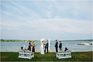 Wedding at Portage in Resort in Onekama, MI.